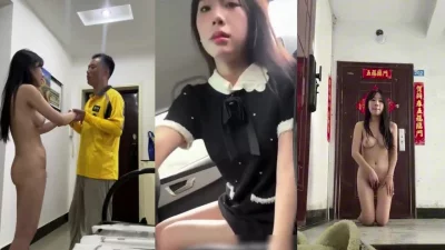 调教母狗，主人的任务，全裸自慰挑战家门口取外卖坐出租车男公厕